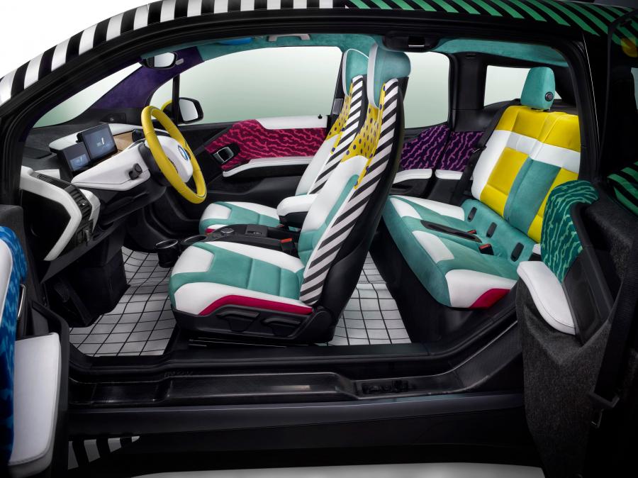 Интерьер BMW i3 MemphisStyle Edition by Garage Italia Customs 2017 года  (фото 8 из 8)